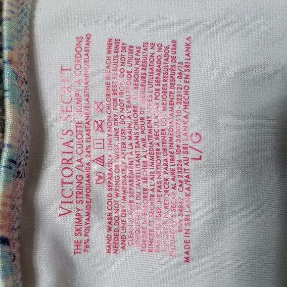 Victoria's Secret Bombshell Bikini Top 36B w/ The Skimpy String Bottom Lg - Picture 6 of 16